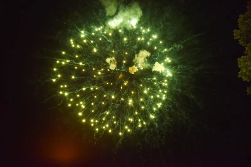 Bilecik semalarındaki havai fişeklerle gösterisi göz kamaştırdı
