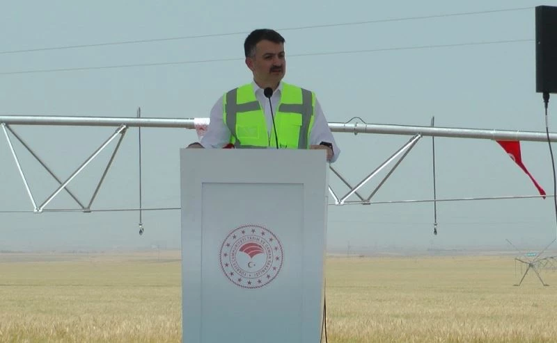 60 bin dekar alanı suya kavuşturacak projenin açılışını Bakan Pakdemirli yaptı
