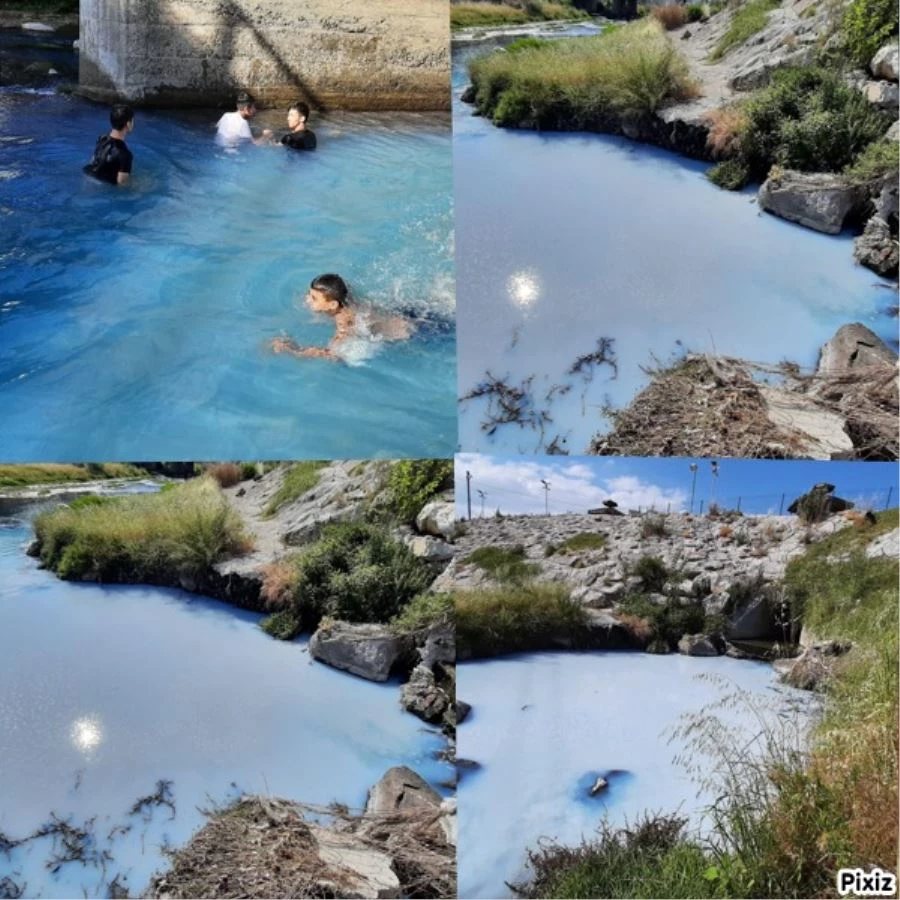 OSMANİYE KÜÇÜK SANAYİ SİTESİNDEN GELEN ATIKLAR KARAÇAY’I KİRLETİYOR