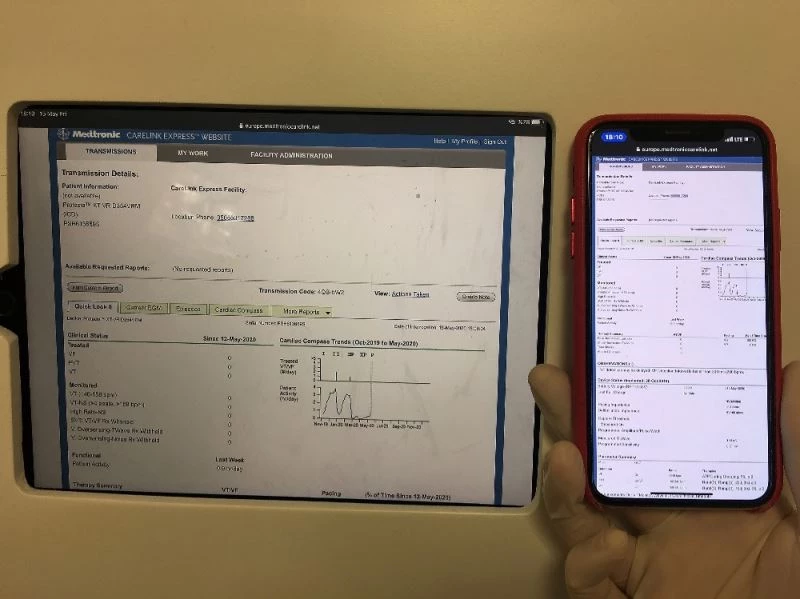 “Kalıcı kalp pili kiosku” ile hasta ve doktor arasındaki temas en aza iniyor
