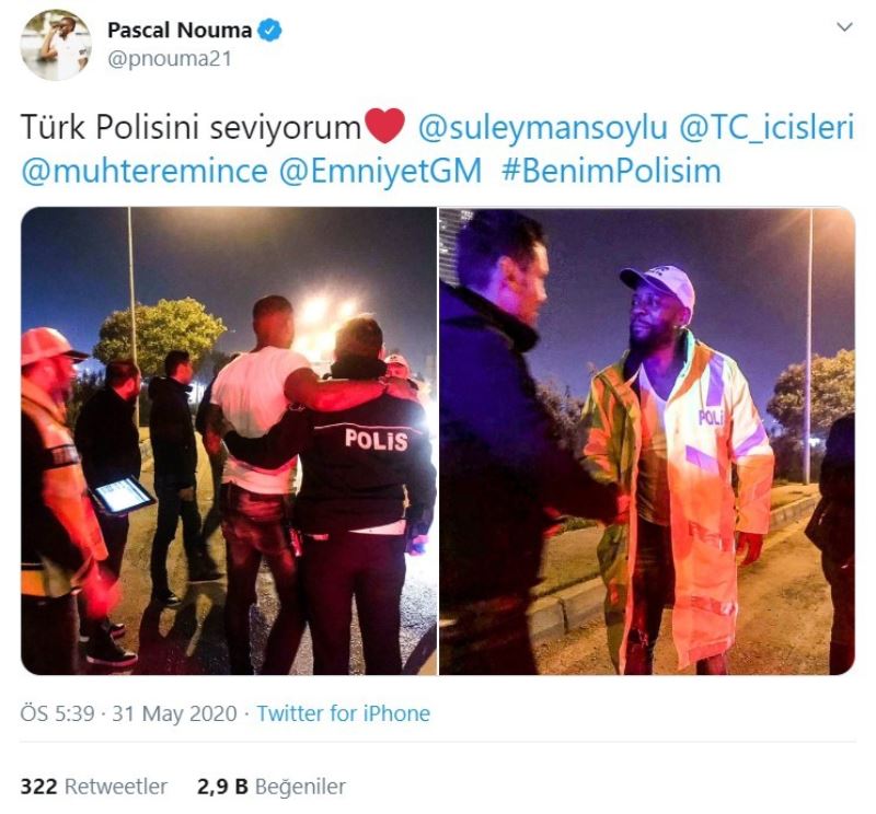 Nouma’dan anlamlı Türk Polisi paylaşımı!
