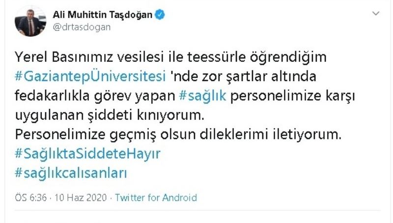 Kahraman sağlıkçıya MHP’den destek
