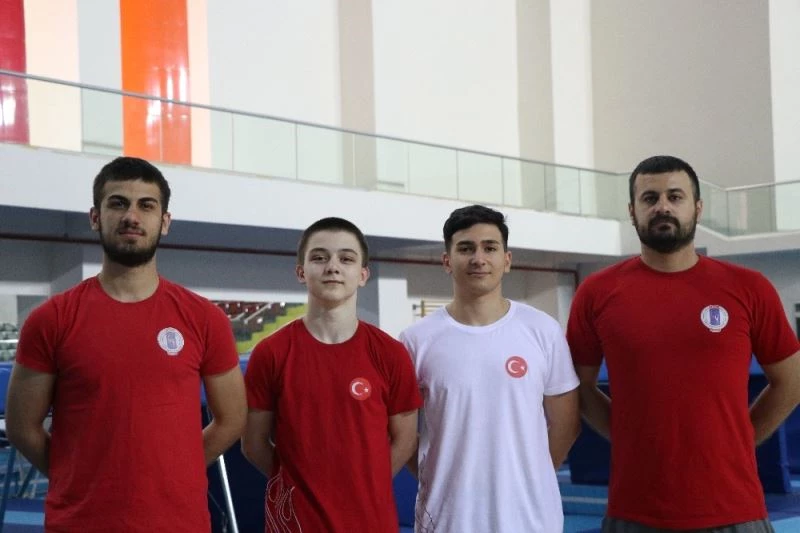 Milli trambolincilerin hedefi olimpiyatlar
