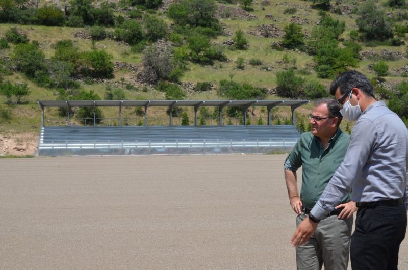 Hacılar ilçe stadyumunda sona gelindi
