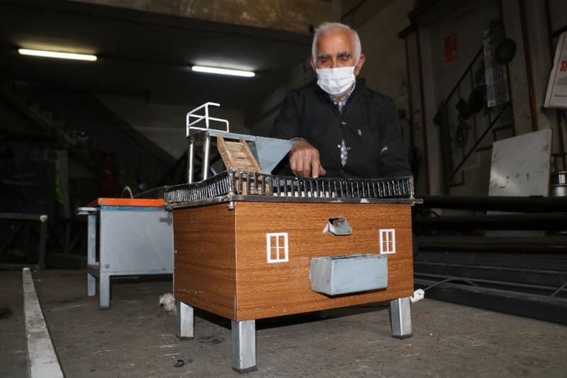(Özel) 86’lık Nazım Usta, 67 yıldır kendi ürettiği yerli ve milli makineleri kullanıyor
