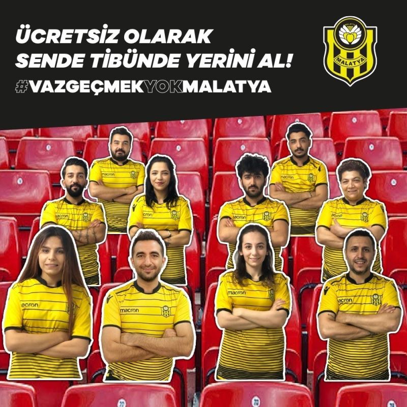 Yeni Malatyaspor’dan ücretsiz karton taraftar uygulaması
