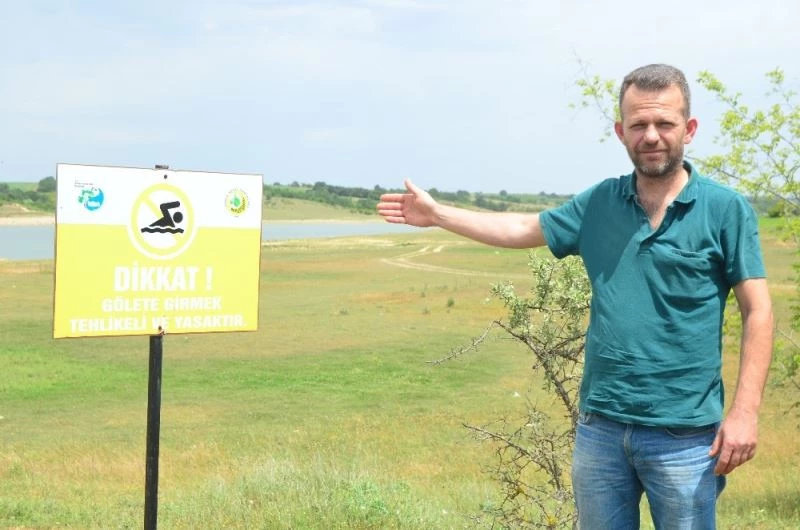 Kırklareli’ne korkutan görüntü: Eskiden su olan yerde yürüdü
