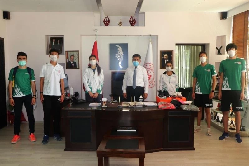 TOHM sporcularına yeni malzeme
