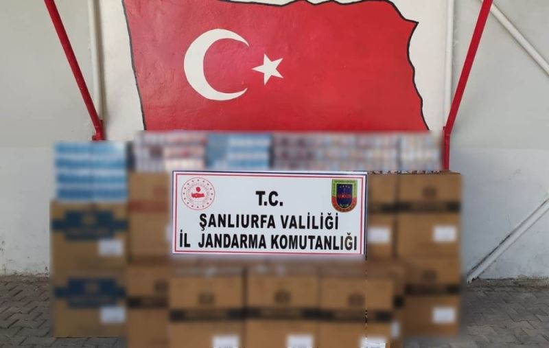 Şanlıurfa’da 35 bin 498 paket kaçak sigara ele geçirildi
