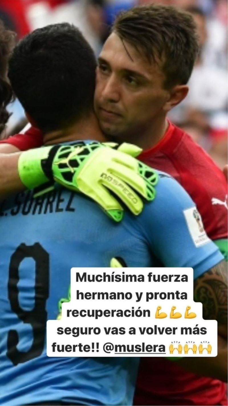 Luis Suarez’den Muslera’ya geçmiş olsun mesajı
