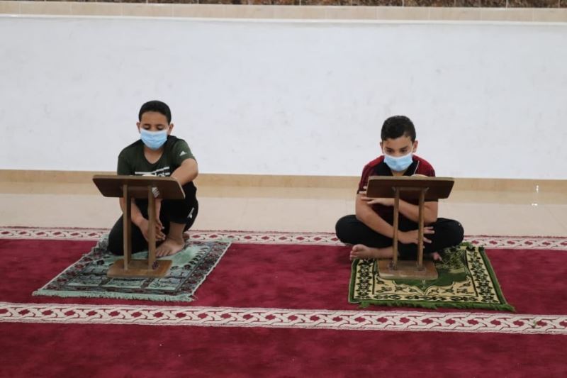 Gazze’deki öğrenciler Kur’an kurslarına yeniden başladı
