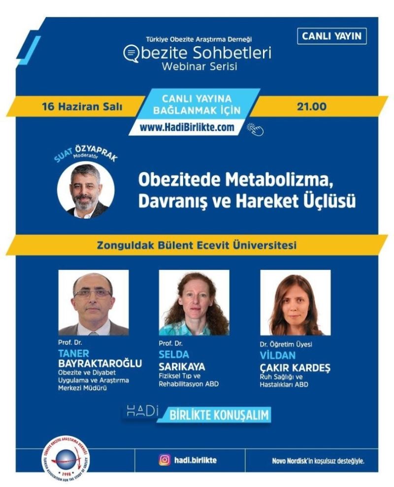 BEÜ “Obezite Sohbetleri” programına konuk oldu
