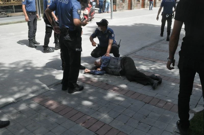 Yaşlı adamların kavgası hastane ve karakolda bitti
