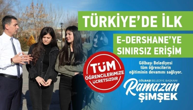 Gençler, Gölbaşı online eğitimiyle sınava hazır
