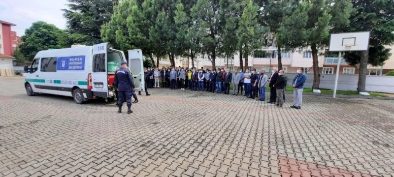 Görev başında kalp krizi geçiren Jandarma uzman çavuşa veda
