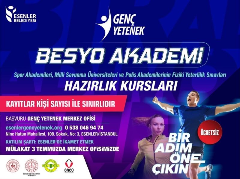 Esenlerli gençler için BESYO akademi başlıyor
