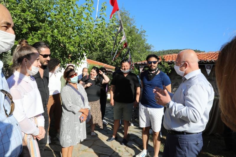 Başkan Gümüş seyahat acentası yetkililerini ağırladı
