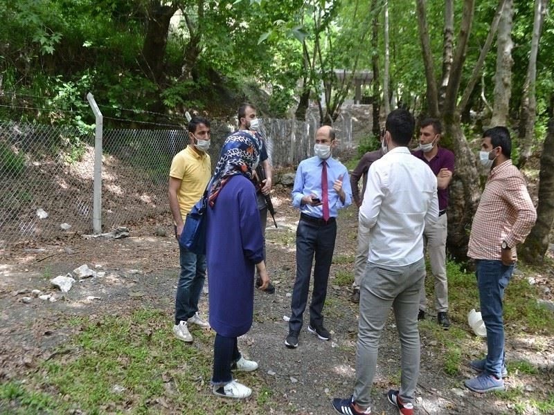 Sason’da Sevek mesire alanı çalışmalarında sona gelindi
