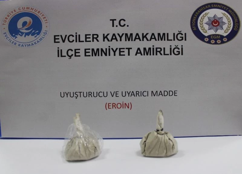Evciler Emniyetinden uyuşturucuya geçit yok
