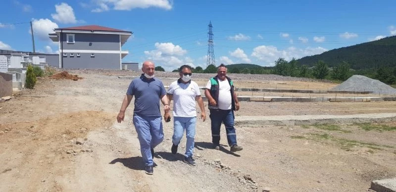 Balçık Mezarlığı hizmet binası tamamlanıyor
