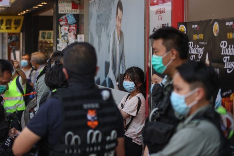 Hong Kong’da Ulusal Güvenlik Yasası’na karşı sessiz protesto
