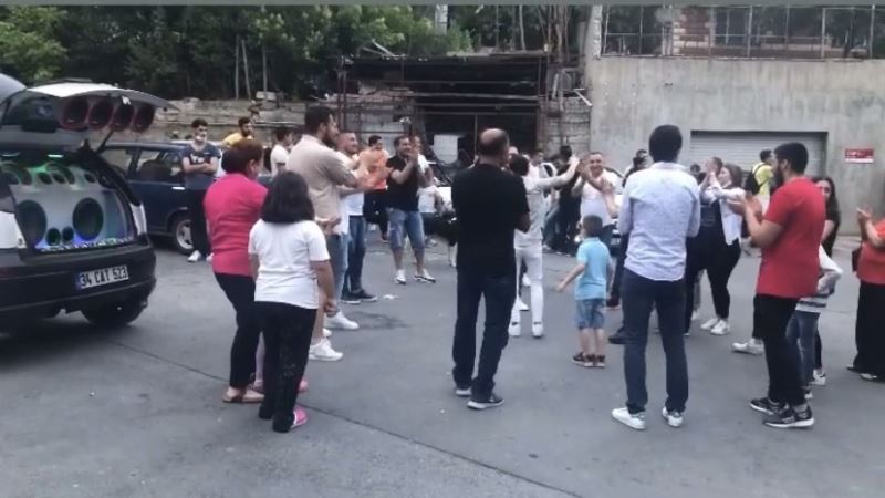 (Özel) İstanbul’da asker uğurlamalarında dehşete düşüren görüntüler
