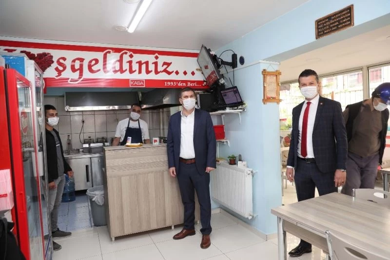 Başkan Ercengiz’den esnaf ziyareti
