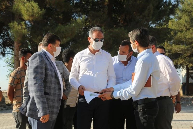 Kırsal mahallelerde sosyal donatı alanları kuruluyor
