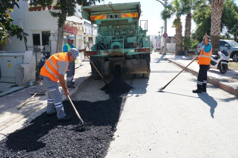Bodrum’de belediye ekipleri Bitez’de çalışmalarını sürdürüyor
