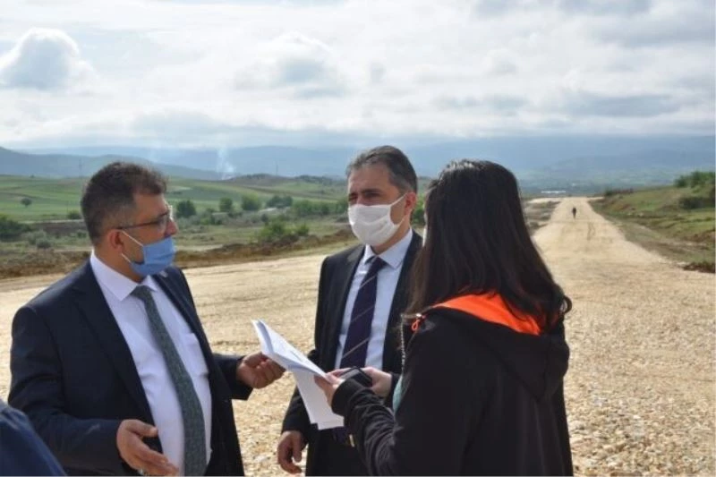 Kaymakam Çenet ve Başkan Çatal, OSB’de incelemelerde bulundu
