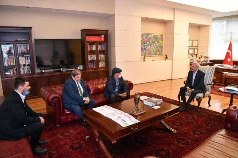 Çubuklu şehit babasından Kılıçdaroğlu’na ziyaret
