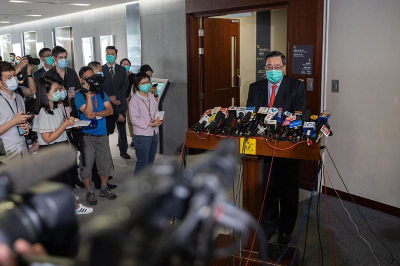 Hong Kong parlamentosunda Çin Milli Marşı yasası kabul edildi
