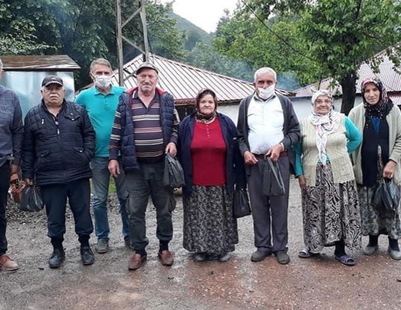 Yağan dolu fındıklara zarar verdi
