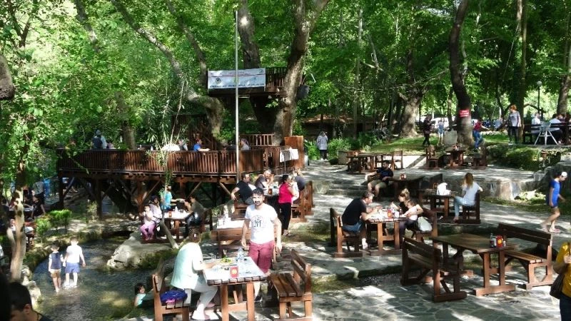 Dağılcak Tabiat Parkı’na ziyaretçi akını
