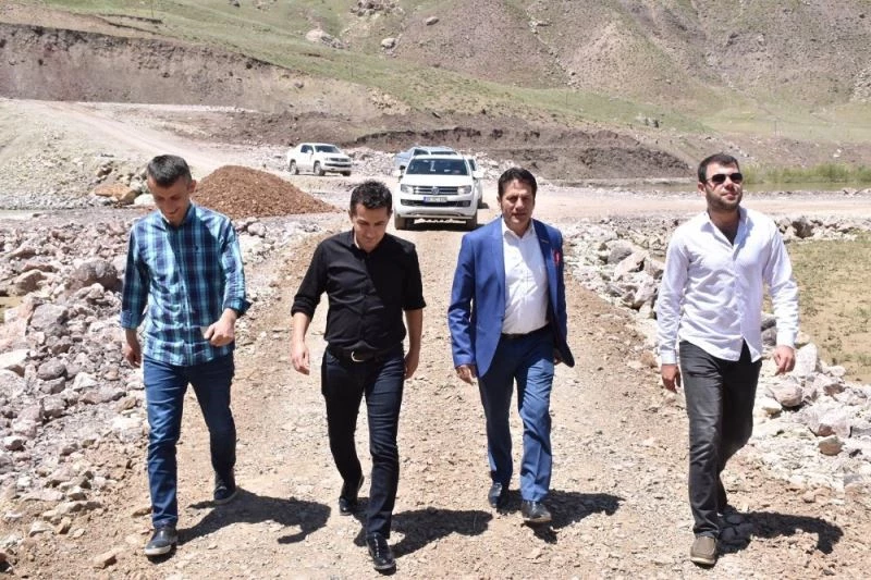 Vali Yardımcısı Duruk sıcak su kaynağını denetledi
