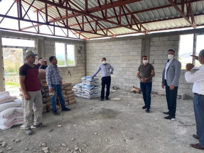 Kömürlü İlkokuluna yeni yemekhane yapılıyor
