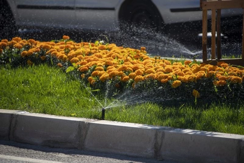 Büyükşehir Belediyesi, 4 yılda 150 kilometre otomatik sulama sistemi döşeyecek

