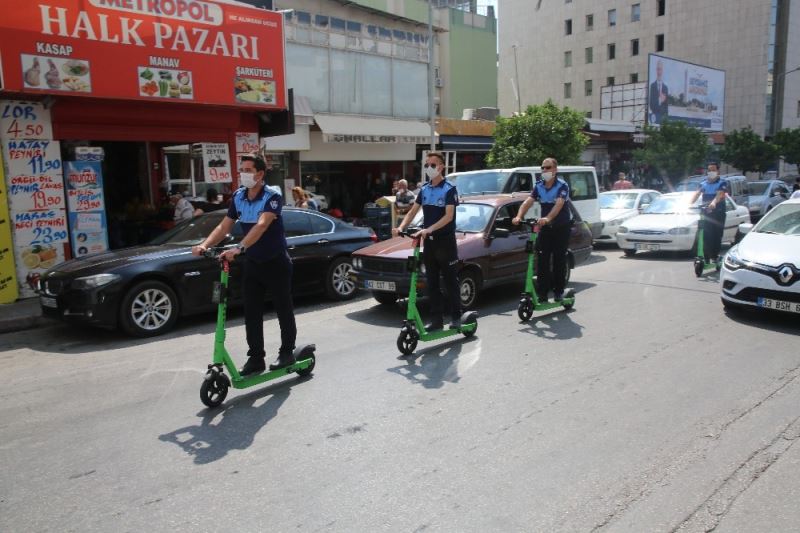 Mersin’de ‘scooter’lı zabıta dönemi başladı
