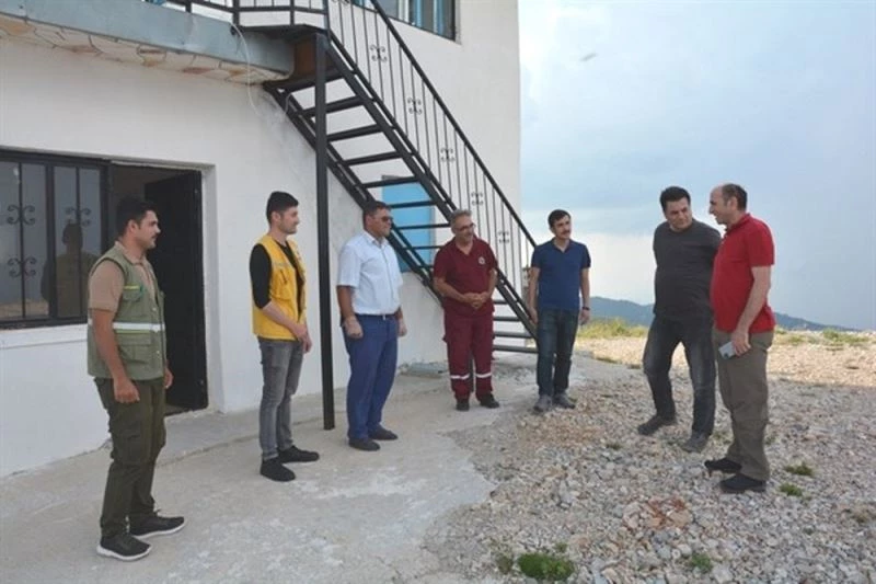 Bölge Müdürü Keskin; Yangın Gözetleme Kulesini ziyaret etti
