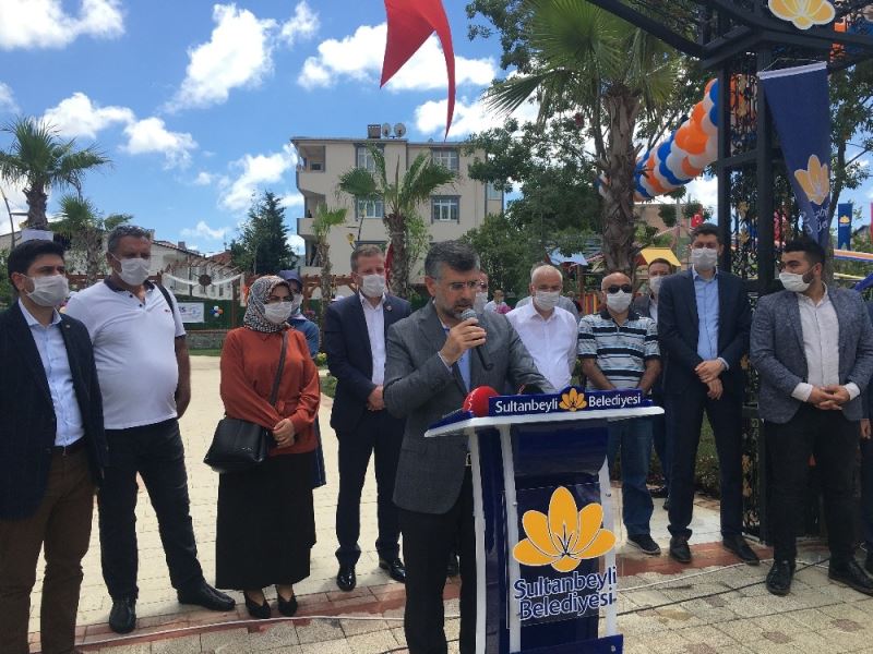 Sultanbeyli’de Adnan Menderes Parkı kapılarını açtı
