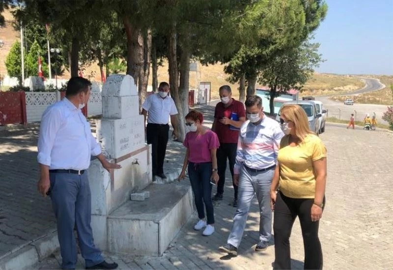 Saruhanlı ve Gölmarmara’daki mezarlıklara inceleme
