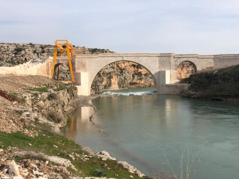 1800 yıllık tarihi köprü ulaşıma açıldı
