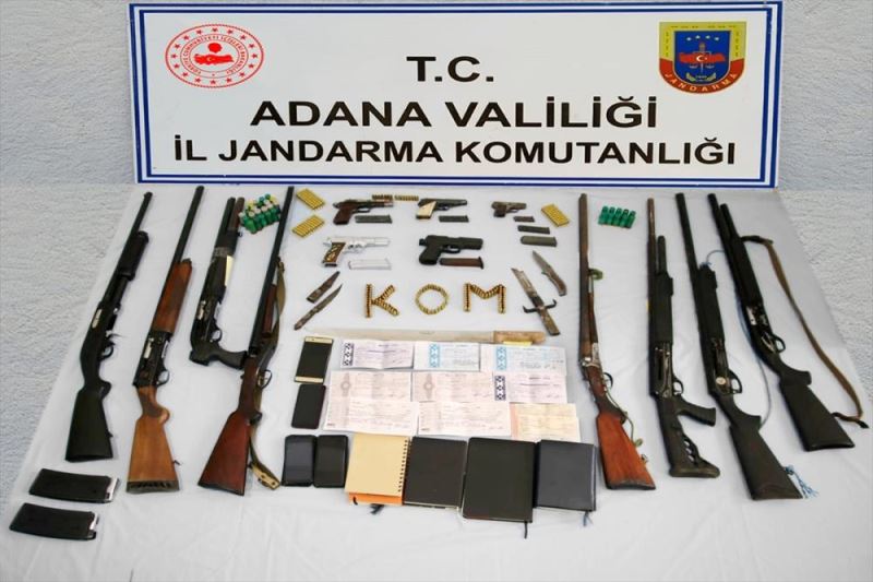 Adana merkezli 4 ilde suç örgütü operasyonu: 26 gözaltı