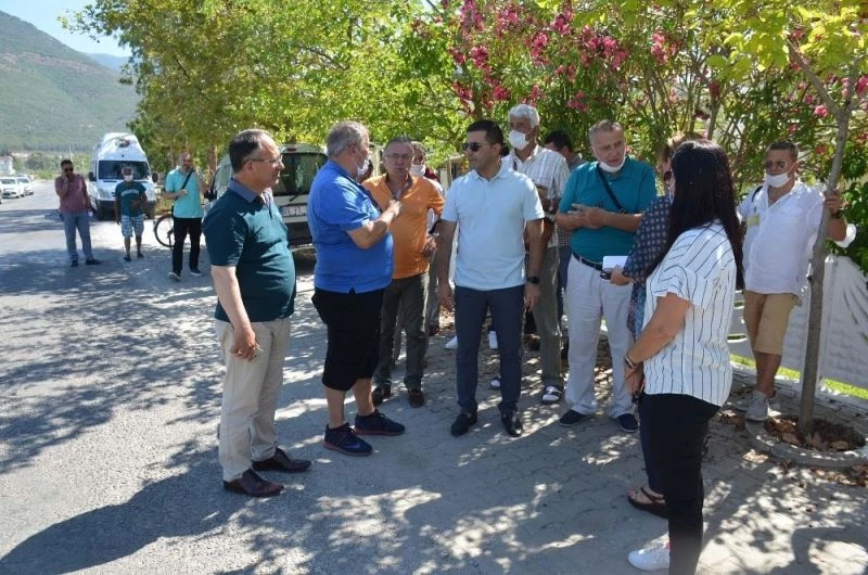 Başkan Günel, Güzelçamlı’da 28 yıllık yol sorununu çözüyor
