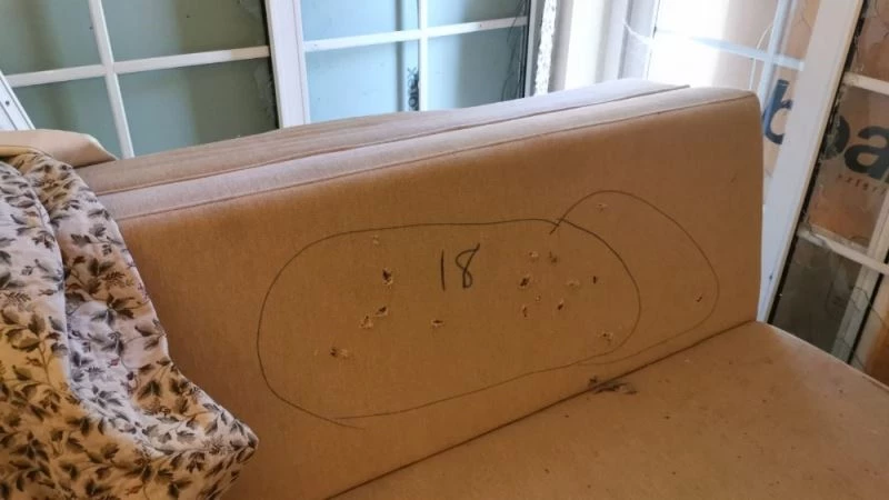 Hain girişimin izleri, ilk günkü haliyle korunuyor
