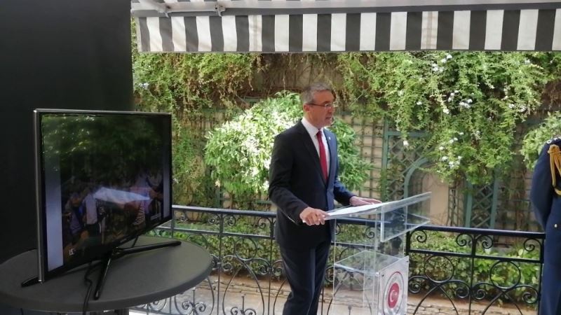 Atina Büyükelçiliğinde 15 Temmuz anma töreni
