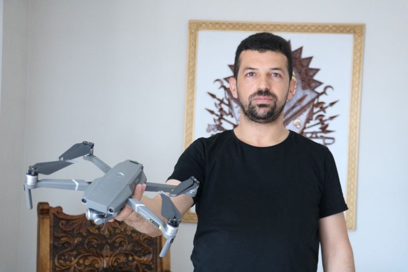 Oyuncak drone havalandırdı, 8 bin lira ceza yedi
