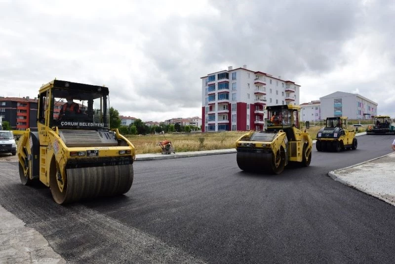 Ata sokakların asfaltı tamamlandı
