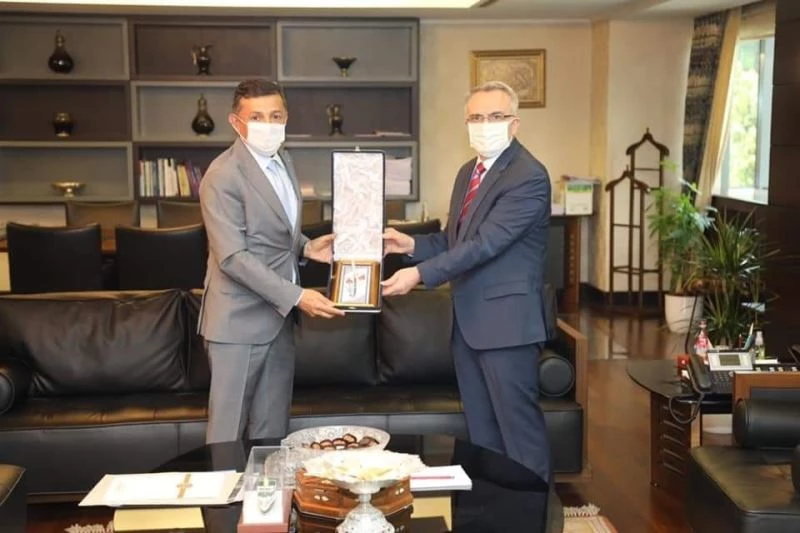 Erbaş, Ağbal’dan iki proje için destek istedi
