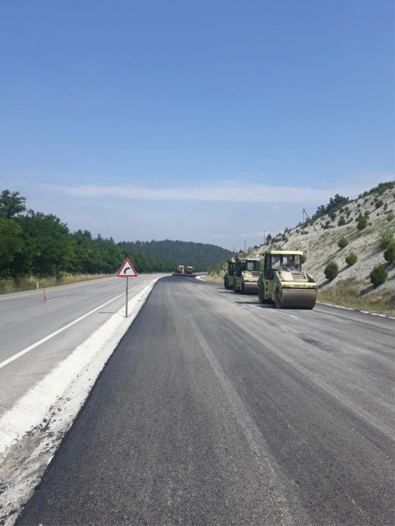 Balıkesir-Bigadiç yolunun standardı yükseliyor
